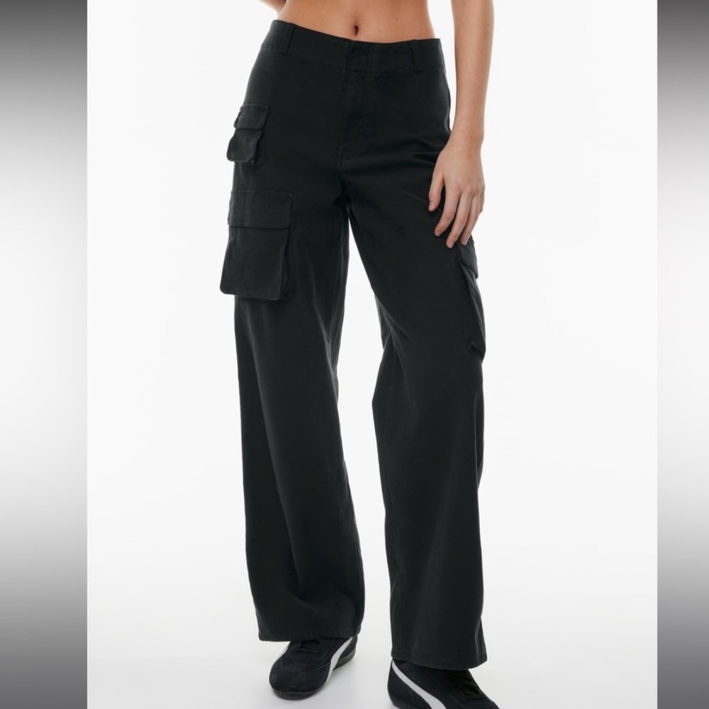 Aritzia Black Picture Cargo Pants